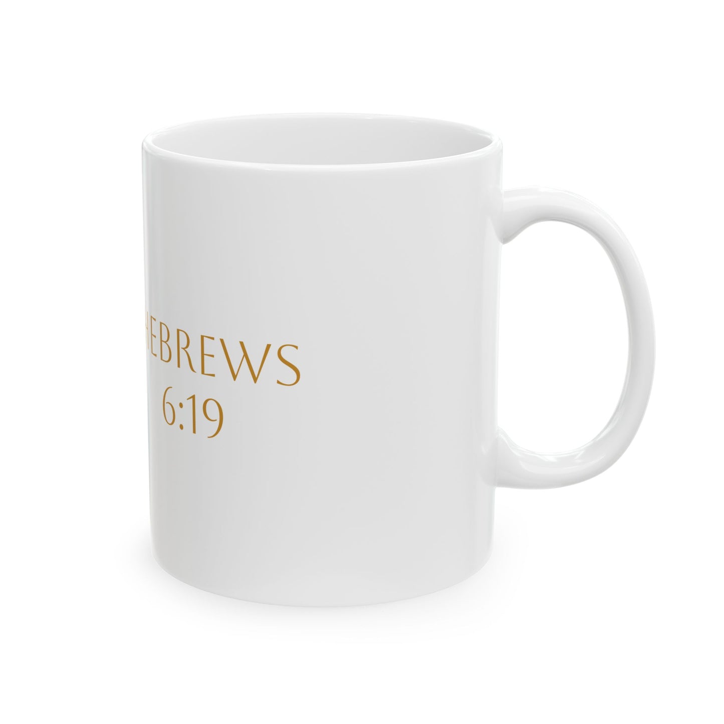 Women Anchored in Christ Ceramic Mug — Hebrews 6:19 Scripture Coffee Cup (11oz, 15oz)