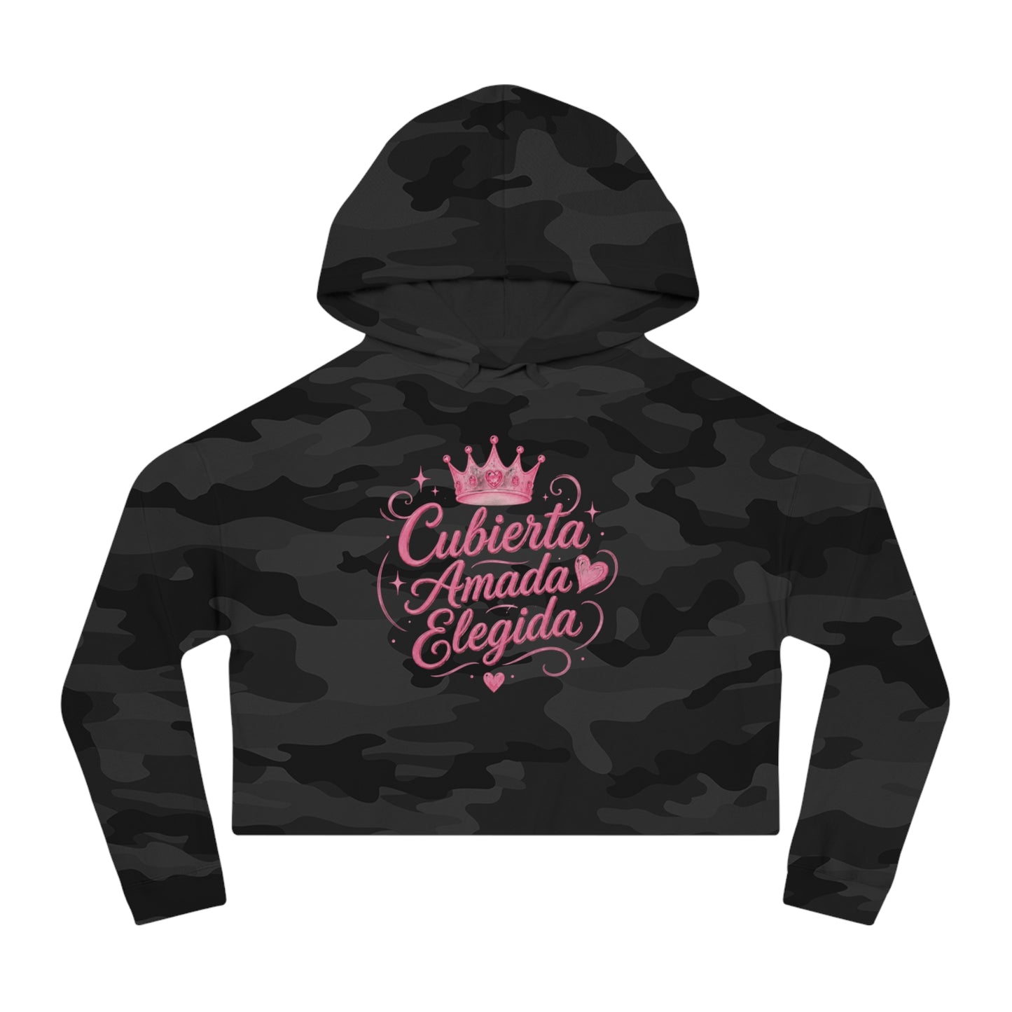 Cubierta • Amada • Elegida Crop Hoodie